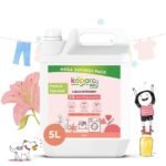 Koparo Natural Laundry Liquid Detergent | 5 Litres | Fresh Cotton, Lily & Vanilla | Top Load, Front Load Washing Machine & Hand Wash Friendly | Organic & Eco-Friendly | Tough on Stains, Safe for Kids - Fast UK Delivery