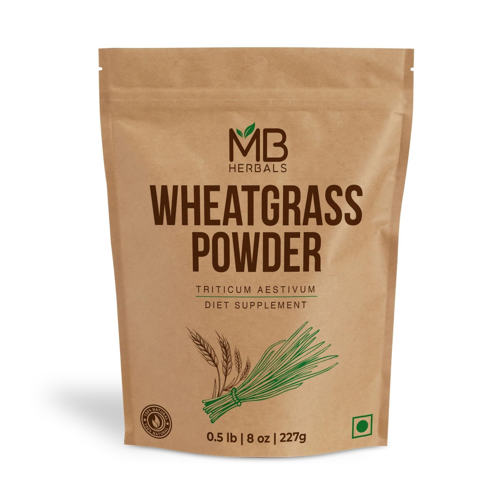 uk71cOkYQwGZL-1.jpg MB Herbals Wheat grass Powder 227g - Image 1