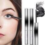 ZEYFLEEB Mascara - Natural 3D Curling Eyelash Iron Mascara, Lengthening And Curling Iron Strong Mascara, Plumps Lashes, No Clumps, Waterproof and Smudge-Proof, Long-Lasting Eye Makeup (Black) - Fast UK Delivery