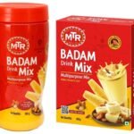 MTR Badam Drink Mix Jar 500g and 450g Refill combo pack - Fast UK Delivery