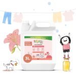 Koparo Natural Laundry Liquid Detergent | 3 Litres | Lily & Vanilla Fragrance | Top Load, Front Load Washing Machine & Hand Wash Friendly | Organic & Eco-Friendly | Tough on Stains, Safe for Kids - Fast UK Delivery