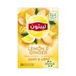 Lipton Lemon Ginger Herbal Infusion 20 Tea Bags ( 20 X 1.6g ) 32g - Fast UK Delivery