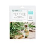 MIRABELLE COSMETICS KOREA Tea Tree Facial Serum Sheet Mask (Pack Of 1), 25Ml - Fast UK Delivery