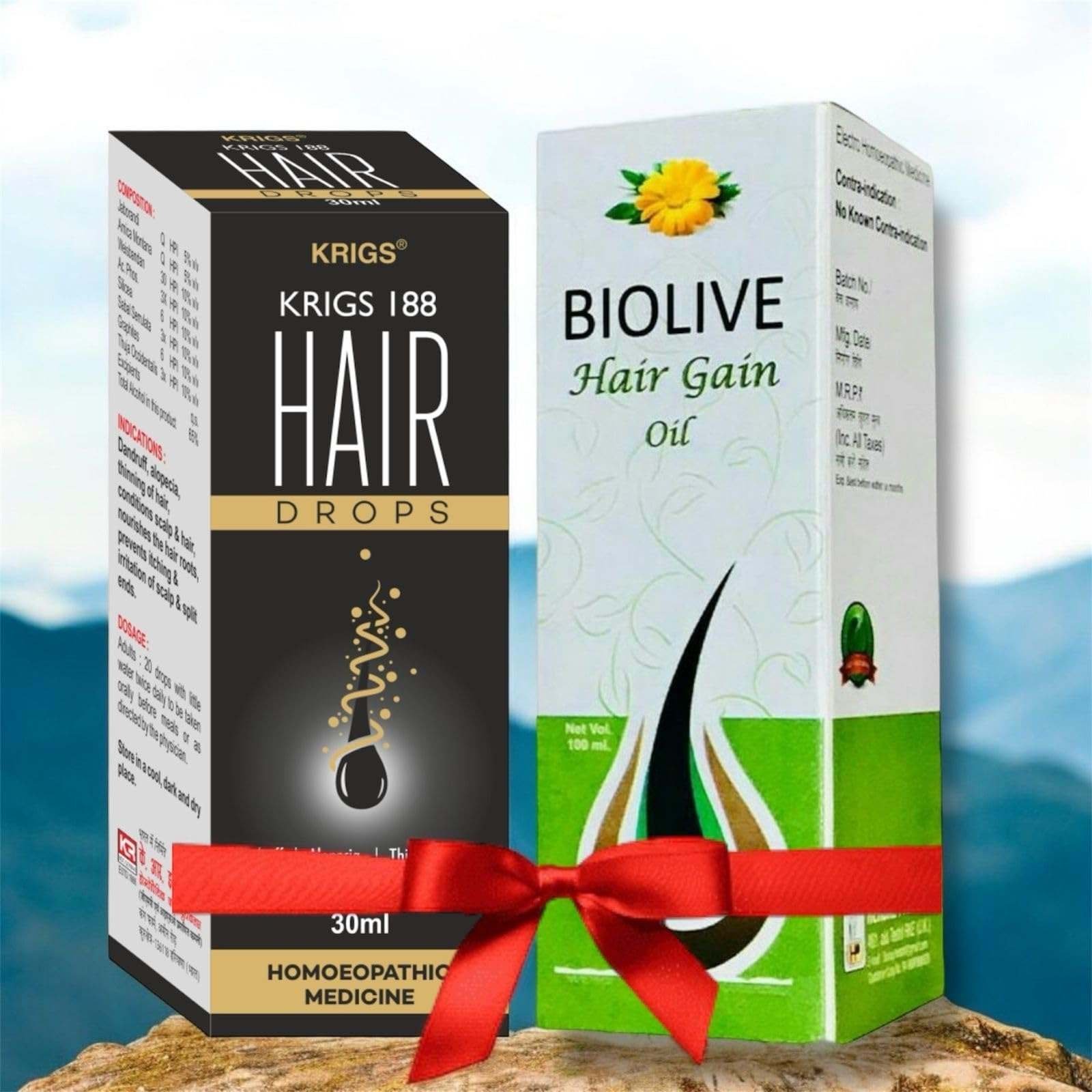 uk71dBClIfI2L-1-1.jpg KRIG'S 188 Hair Drops Homeopathic 30ml & Homeo Biolv Hair Oil Hair GROWTH COMBO - Fast UK Delivery - Image 1