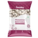 Farmley Prasadam Makhana, 100 g, Fit for Fasting | Foxnuts, Lotus Puffs | Rich in Calcium, Maintains Weight, Healthy Snacks - Fast UK Delivery