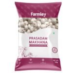 Farmley Prasadam Makhana, 100 g, Fit for Fasting | Foxnuts, Lotus Puffs | Rich in Calcium, Maintains Weight, Healthy Snacks - Fast UK Delivery