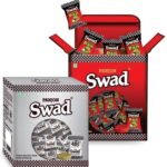 Swad Candy Gift Box (Regular Digestive & Meetha Pan Flavour) 125 Toffee x 2 Box Pack, 999 Gram - Fast UK Delivery