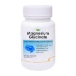 Magnesium Glycinate - 60 Veg Capsules, Supports Bone Health, Nerve & Muscle Function - Fast UK Delivery