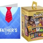 Swad Gift for Happy Fathers Day with Card (Swad Mixed Candy 125 Gift Box & 1 Greeting card) - Fast UK Delivery