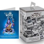 Swad Gift for Happy Shivratri Shiva Card with Card (Swad Digestive Candy 125 Gift Box & 1 Greeting card) - Fast UK Delivery