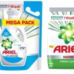 Ariel Top Load Matic Liquid Detergent 3.2 Ltr & Ariel Matic Front Load Detergent Washing Powder - 2 kg - Fast UK Delivery