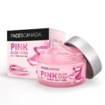 FACESCANADA Pink Aloe Vera Oil-Free Day Gel, 50g | 1.5% Hyaluronic Acid | Intense Hydration | Lightweight, Non Sticky & Absorbs Easily | Soothing, Nourishing & Acne Control | No Alcohol & Parabens - Fast UK Delivery