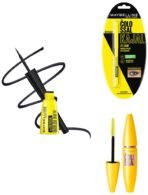 Maybelline New York Colossal Kajal, Black, 0.35g And New York Colossal Bold Eyeliner, Black, 3g And New York Volume Express Colossal Mascara, Washable, Glam Black, 10.7ml Matte Finish - Fast UK Delivery