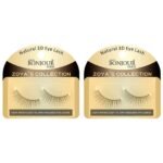 Bonjour Paris 3D Synthetic False Eye Lashes-Zoya's Collection For Women's Makeup-Pack Of 2(40% Discount) - Fast UK Delivery