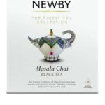 Newby Masala Chai Silken Pyramids | Concoction of Black Pepper, Clove, Ginger and Cinnamon | 10 Tea Bags, 25g - Fast UK Delivery