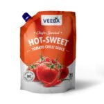 Veeba Hotsweet Tomato Chilli Sauce Chef's Special (450G) I Perfect Blend of Tomatoes & Chillies I Non-GMO I No Synthetic Colours or Artificial Flavours I Vegan I 100% Vegetarian - Fast UK Delivery