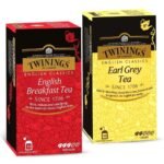Twinings Black Tea Super Saver Combo Pack (English Breakfast Tea 25 Bags + Earl Grey Tea 25 Bags) - 100 Gm - Fast UK Delivery