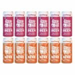 Coolberg Non Alcoholic Beer Assorted Flavors 300ml CANs - Pack of 12 (300ml x 12) Peach & Cranberry - Fast UK Delivery