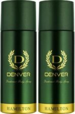 Denver Hamilton Deodorant for Men, 165ml (Pack of 2) - Fast UK Delivery