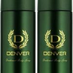 Denver Hamilton Deodorant for Men, 165ml (Pack of 2) - Fast UK Delivery