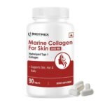 Marine Collagen 3000mg Peptides With Biotin, Hyaluronic Acid, Vitamin C & E, Type 1 Marine Collagen, Healthy Hair, Skin, Nails, For Men & Women - 90 Tablets - Fast UK Delivery
