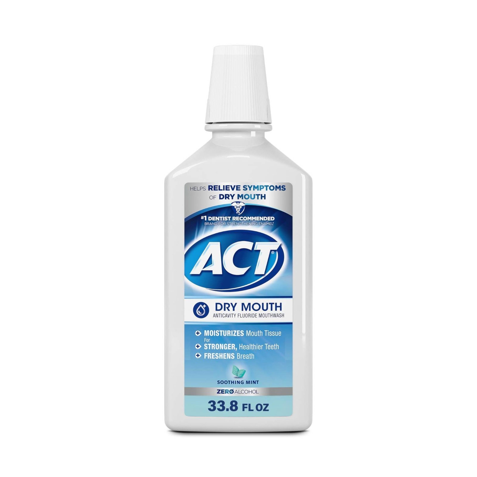 uk71hLKuet04L-1.jpg ACT Total Care Anticavity Fluoride Mouthwash Dry Mouth, 33.8 Ounce - Fast UK Delivery - Image 1