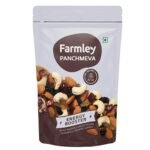 Farmley Panchmeva Dry Fruits Mix, 160g, I Fit for Fasting | Healthy Snacks Mixed Nuts Cotain Almonds, Cashews, Dates, Black Raisin, Green Raisin - Fast UK Delivery