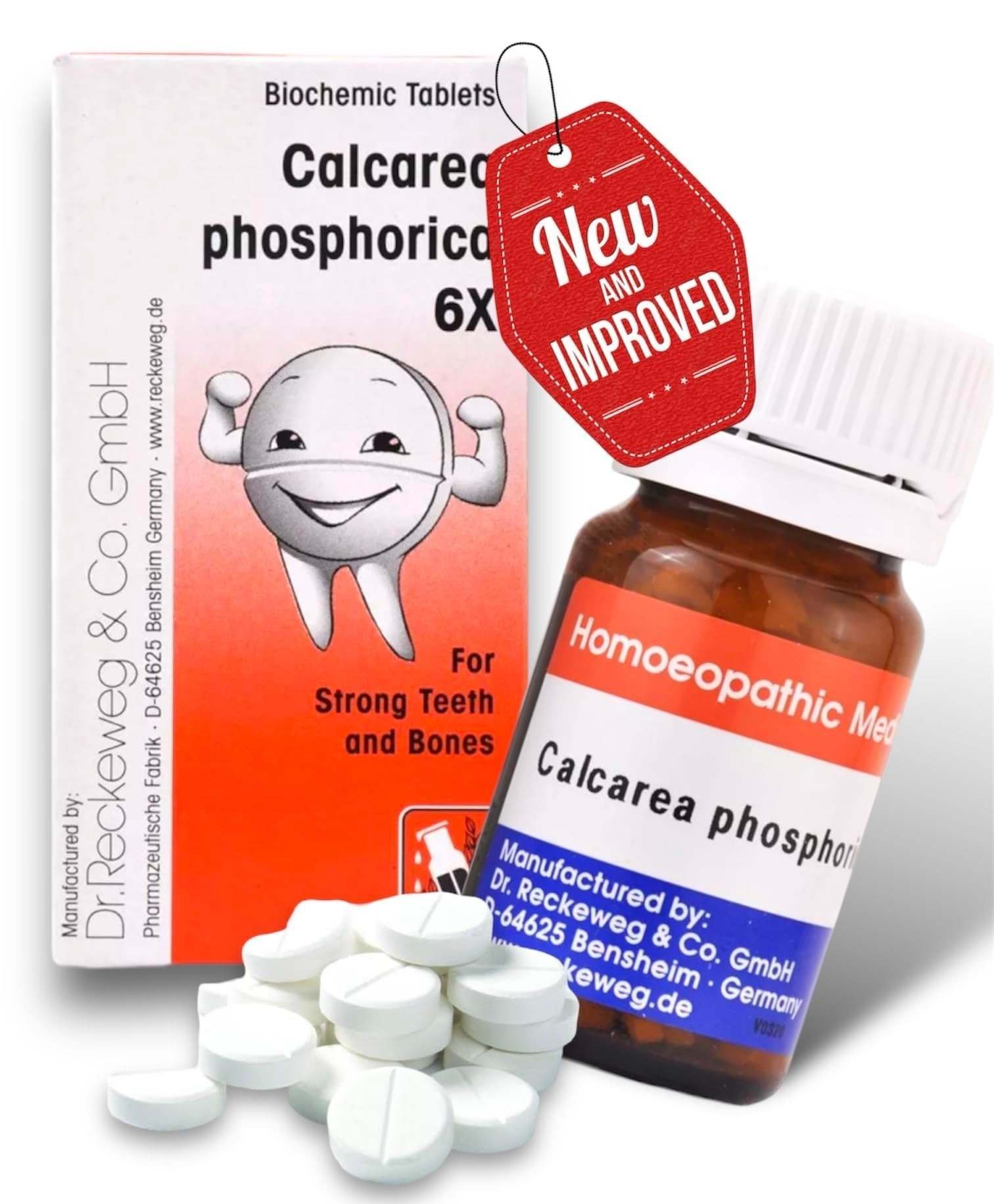 uk71hrZ093xL-1.jpg KRIG'S Dr Reckeweg Calcarea Phos 6x - Calcium Teething Tablets - SET OF 2 Bottles - Fast UK Delivery - Image 1