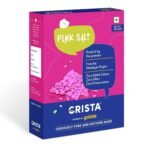 CRISTA Himalayan Pink Salt Powder | Rock Salt Fresh & Mineral Rich | Zero added Colours, Fillers, Additives & Preservatives | Light pink | 100% Natural | 500 gms