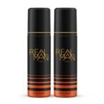 Fogg Realman Deodorant, Strong Fresh Body Spray For Men, 200Ml (Pack Of 2, Thrill) - Fast UK Delivery