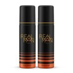Fogg Realman Deodorant, Strong Fresh Body Spray For Men, 200Ml (Pack Of 2, Thrill) - Fast UK Delivery