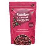 Farmley Dried Cranberry I 200 Gram, Pack Of 1 I Dried Fruit, Berries, High Nutrient And Antioxidant No Added Preservatives - Fast UK Delivery