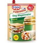 Dr. Oetker FunFoods veg Mayonnaise Original, 100% Veg, Trans Fat Free 900g/800 gram - Fast UK Delivery