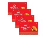 Bambino Ghee Mysore Pak Each 200 Gms X Pack of 4 (800Gms) - Fast UK Delivery