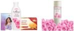 Enchanteur Romantic Hand and Body Lotion 100ml + Yardley Perfume 10ml + Santoor Royal Sandal Soap 75g Romantic Perfumed Talcum Powder with Floral French Fragrance for Women Combo - Fast UK Delivery