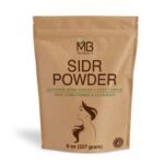 MB Herbals Sidr Leaves Powder 227g | Lote Leaves | Ziziphus spina christi | Natural Herbal Hair Cleanser & Conditioner - Fast UK Delivery