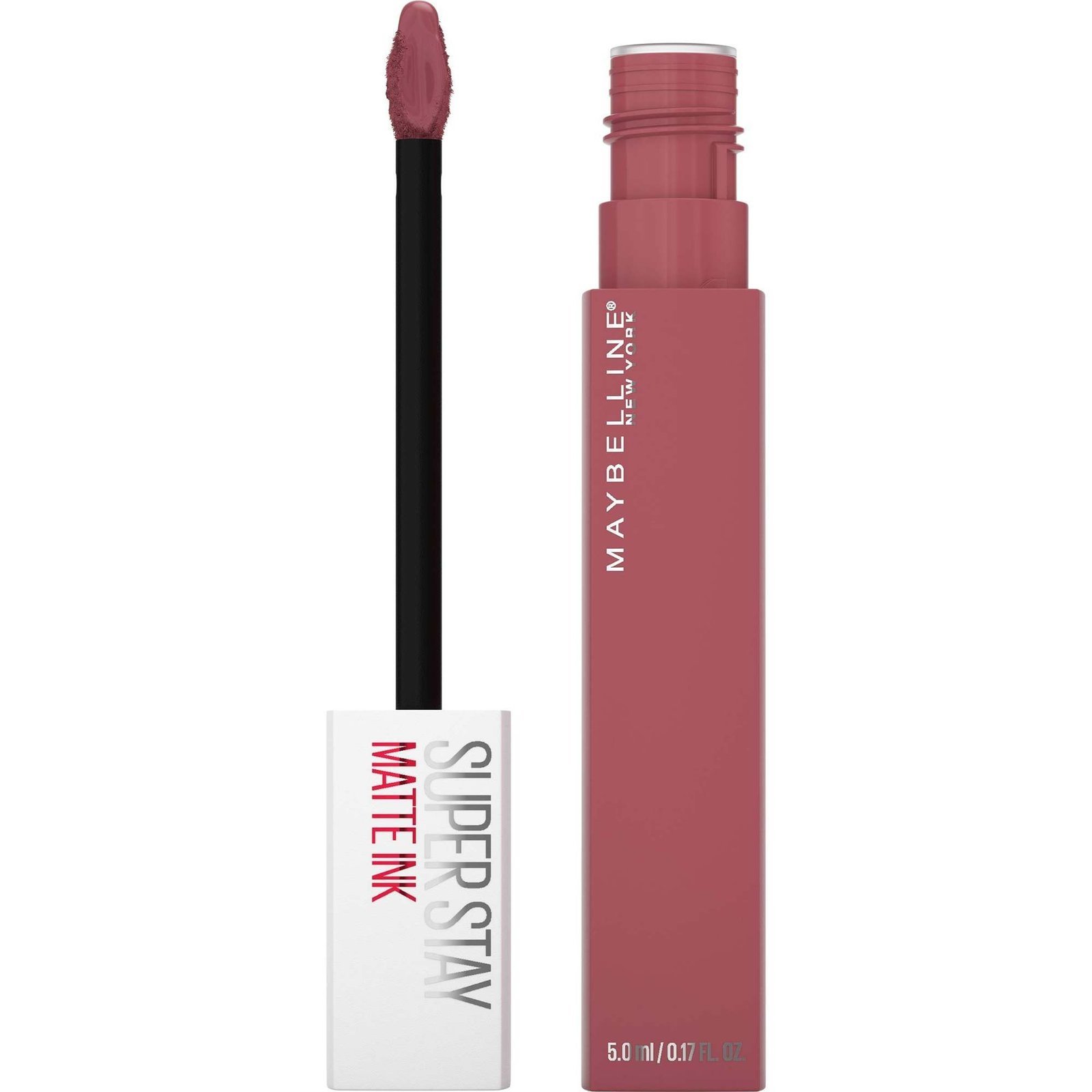 uk71kbJ0crBL.jpg Maybelline Super Stay Matte Ink Liquid Lipstick Makeup, Long Lasting High Impact Color, Up to 16H Wear, Ringleader, Mauve Pink, 1 Count - Fast UK Delivery - Image 1