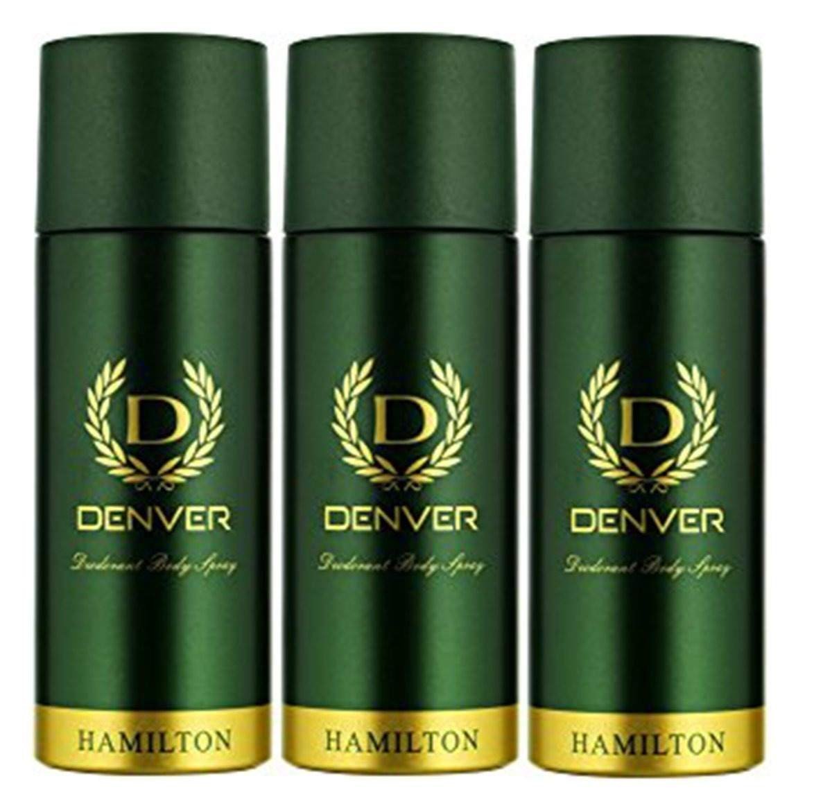 uk71koAM7SlbL-1-1.jpg Denver Hamilton Deo Body Spray (Green, body spray) - Pack of 3 - Fast UK Delivery - Image 1