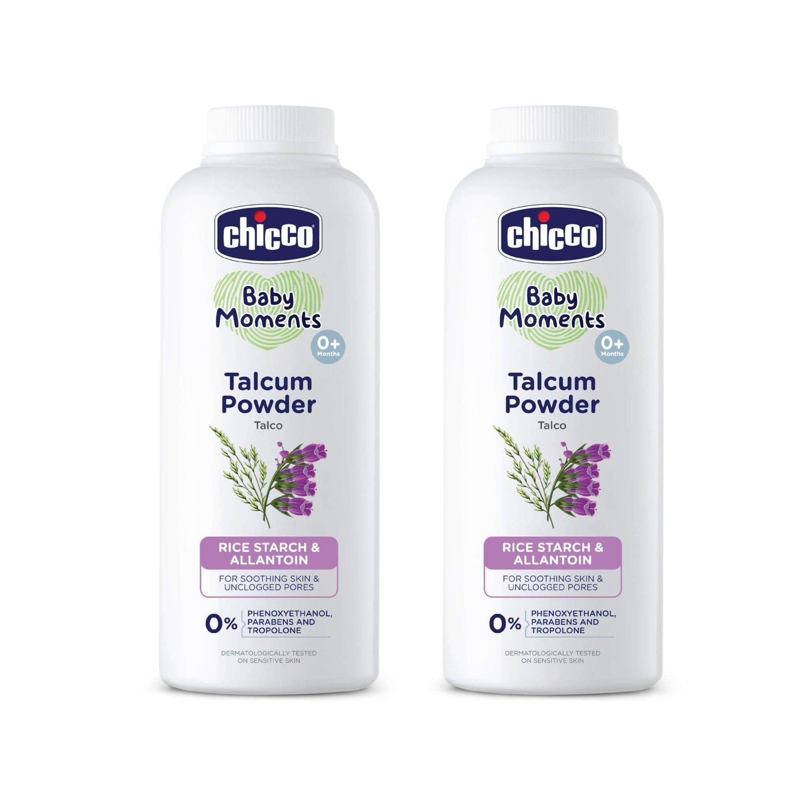 uk71kplgaRfML-1.jpg Chicco Baby Moments Talcum Powder Set - 300g x 2 Packs - Fast UK Delivery - Image 1