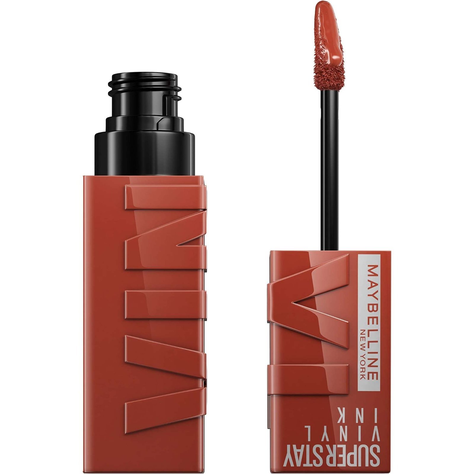 uk71lBnelBHL.jpg Maybelline Super Stay Vinyl Ink Longwear No-Budge Liquid High-Glossy Lipcolor Makeup, Highly Pigmented Color And Instant Shine, Extra, Red Lipstick, 0.14 Fl Oz, 1 Count - Fast UK Delivery - Image 1