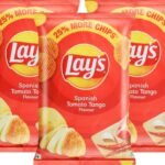 Lay's Potato Chips - Spanish Tomato Tango Flavour 52 g (Pack of 3) - Fast UK Delivery