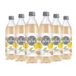 Paper Boat Ginger Lemon Sparkling Water, Pack of 6, 600ml Each | Carbonated Water | Zero Sugar, Zero Calories I Sugar Free - Fast UK Delivery