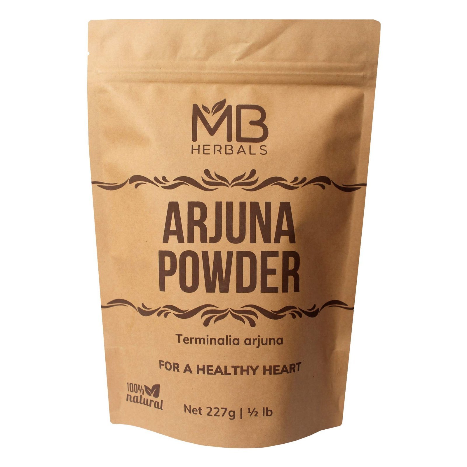 uk71m7MSWe5TL-1.jpg MB Herbals Arjuna Bark Powder 227gm - Fast UK Delivery - Image 1