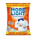 More Light Extra Power Detergent Powder 10kg with Enzymatic Action Removes Tough Stain | Laundry Detergent Powder with Refreshing Fragrance for Tough Stain - Fast UK Delivery