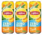 Lipton Peach Zero Sugar Iced Tea Refreshing And Flavorful Drink That Is Perfect For Those Who Are Looking To Reduce Their Sugar Intake (Pack Of 3) 320ml (Imported) - Fast UK Delivery
