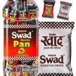 Swad Meetha Pan Candy & Swad Digestive Toffee Masala Chocolate (200 Paan Candy Jar, 50 Regular Pack) 2 units - Fast UK Delivery