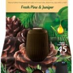 Air Wick Essential Mist, Essential Oil Diffuser Refill, Woodland Pine, Holiday scent, Holiday spray, Air Freshener - Fast UK Delivery