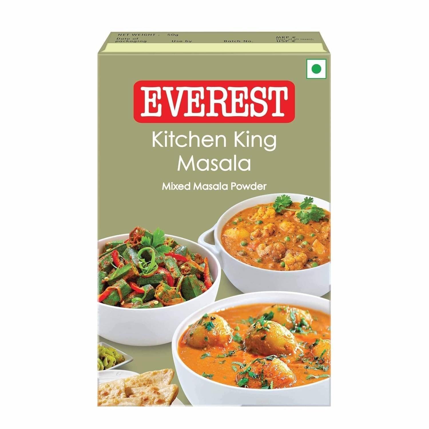 uk71ocrxqUBZL-1-1.jpg Everest Kitchen King Masala, 50g - Fast UK Delivery - Image 1