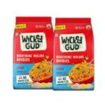 WickedGud Curry Nourishing Instant Noodles (201gm x 2) | Healthy Noodles | No Maida | No Oil | No MSG | High Protein | High Fibre | Cholesterol Free - Fast UK Delivery