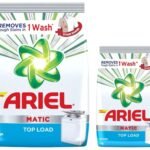 Ariel Matic Top Load Detergent Washing Powder - 1 Kg, Pack of 1 & Ariel Matic Top Load Detergent Washing Powder - 2 kg - Fast UK Delivery